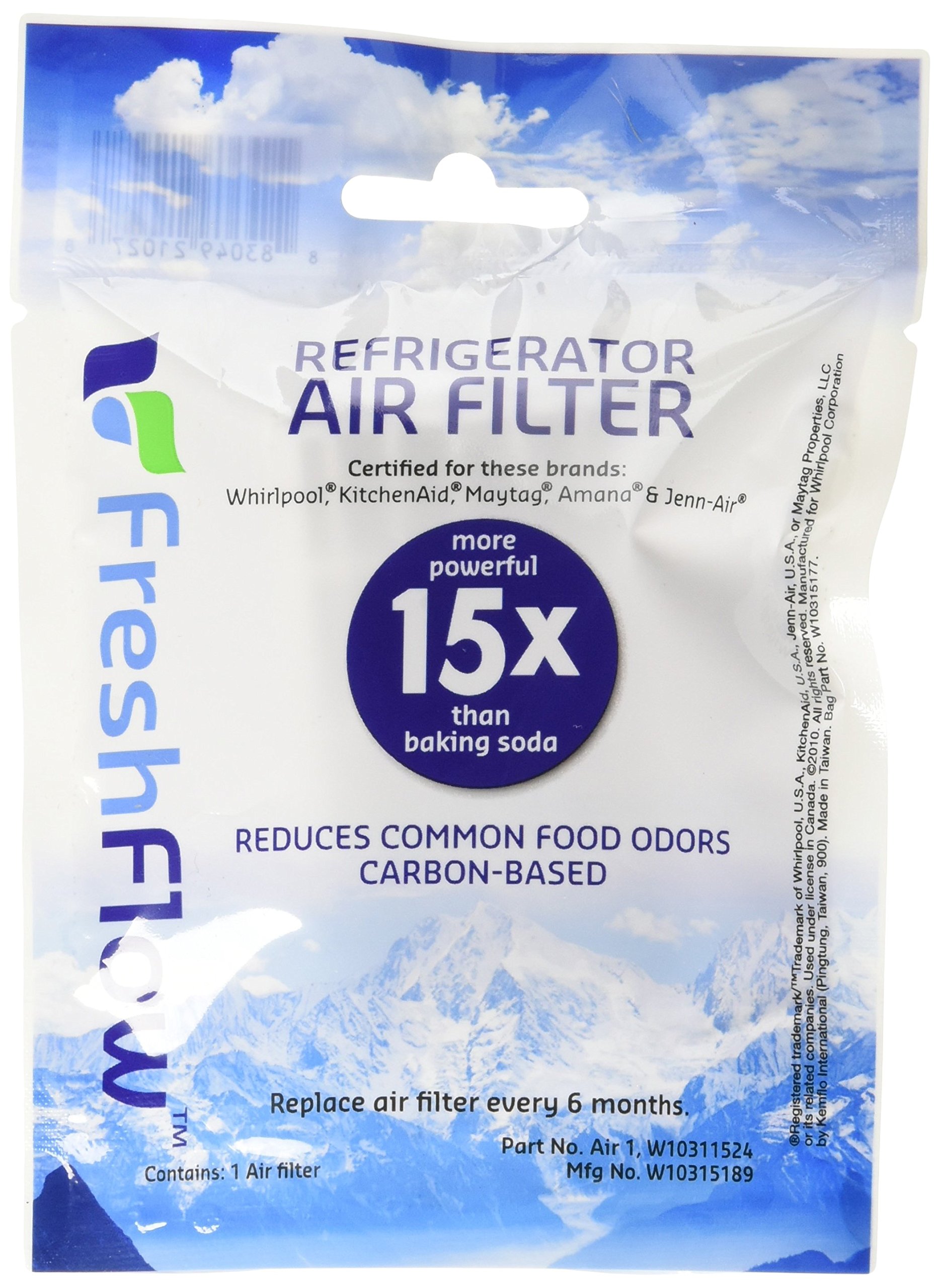 Whirlpool W10311524 FreshFlow Carbon Impregnated Refrigerator Air