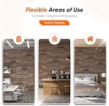 IZODEKOR 3D Wall Panels Brick Effect Cladding Stone Look 2 cm Thick view 9