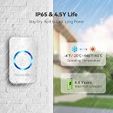 TECKNET Wireless Doorbell IP65 Waterproof Twin Door Chime Kit 400m 60 Ringtones view 4