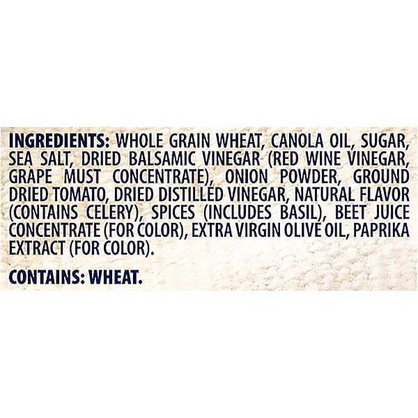 TRISCUIT CRACKERS, BALSAMIC VINEGAR & BASIL FLAVOR, 1 BOX (8.5 OZ)