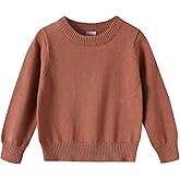 YOUNGER STAR Toddler Baby Girls Boys Knit Sweater Pullover Long Sleeve Sweatshirt Fall Winter Clothes
