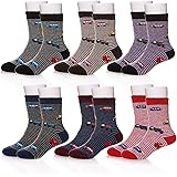 Eocom 6 Pairs Children's Winter Warm Wool Socks Kids Boys Girls Socks