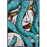 Zegins The Punk Medusa Patch Embroidered Applique Badge Iron On Sew On Emblem