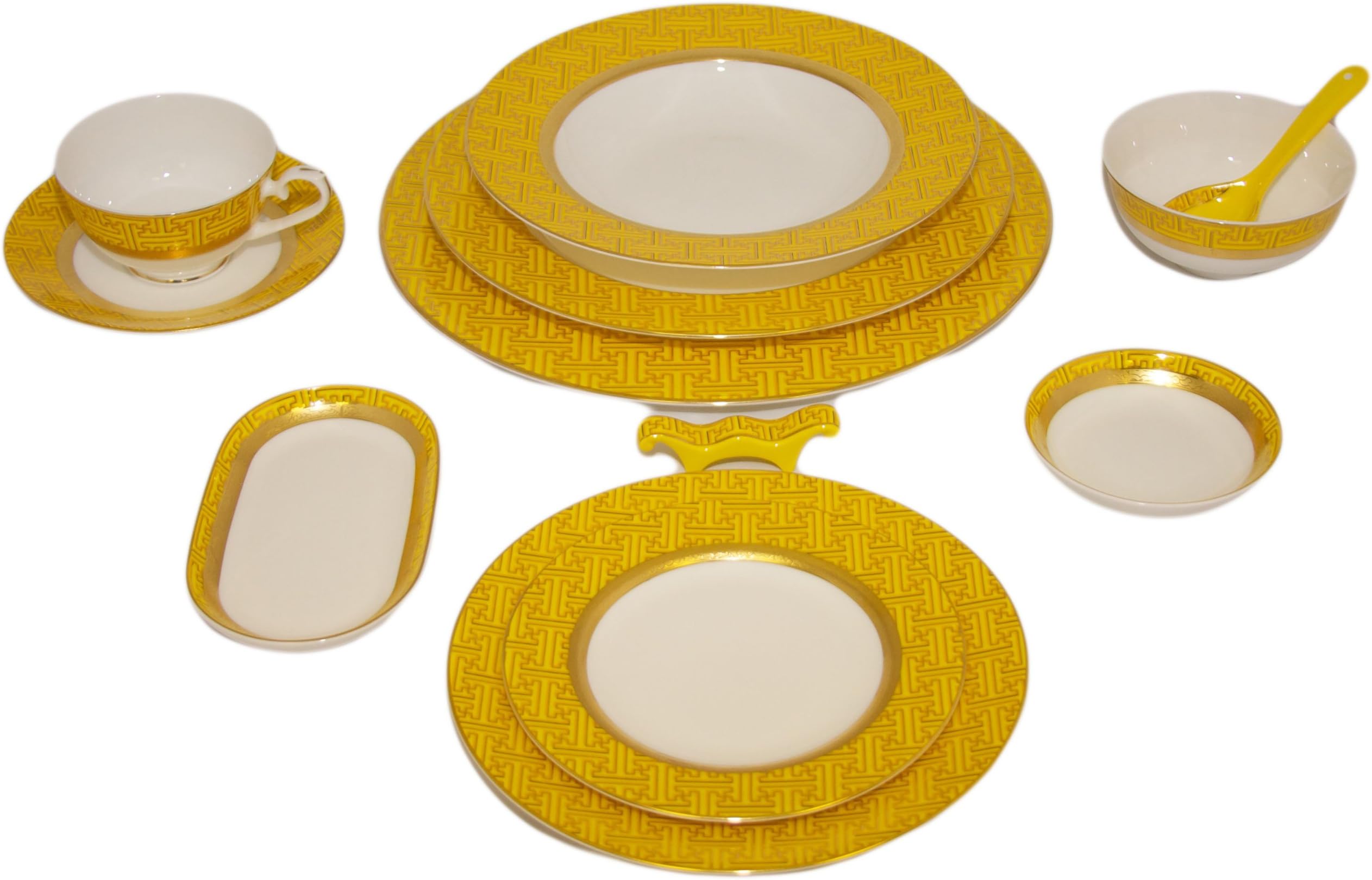 12-PC East Meets West Dinner Set