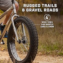 Mongoose Malus Mens and Womens Fat Tire Mountain
