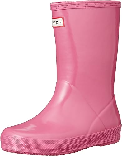 kids pink hunter boots