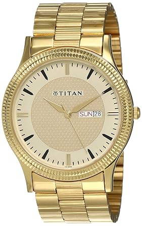 Analog Gold Dial Men's Watch-NM1650YM04 / NL1650YM04