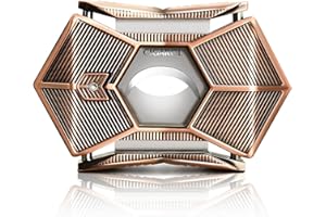 CIGAIOL CIGAROL Stainless Steel Double Blade Cigar Cutter – One-Touch Guillotine Design, Precise Cut for Up to 60 Ring Gauge Cigars