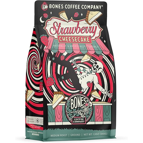 Amazon.com: Bones Coffee Company Strawberry Cheesecake