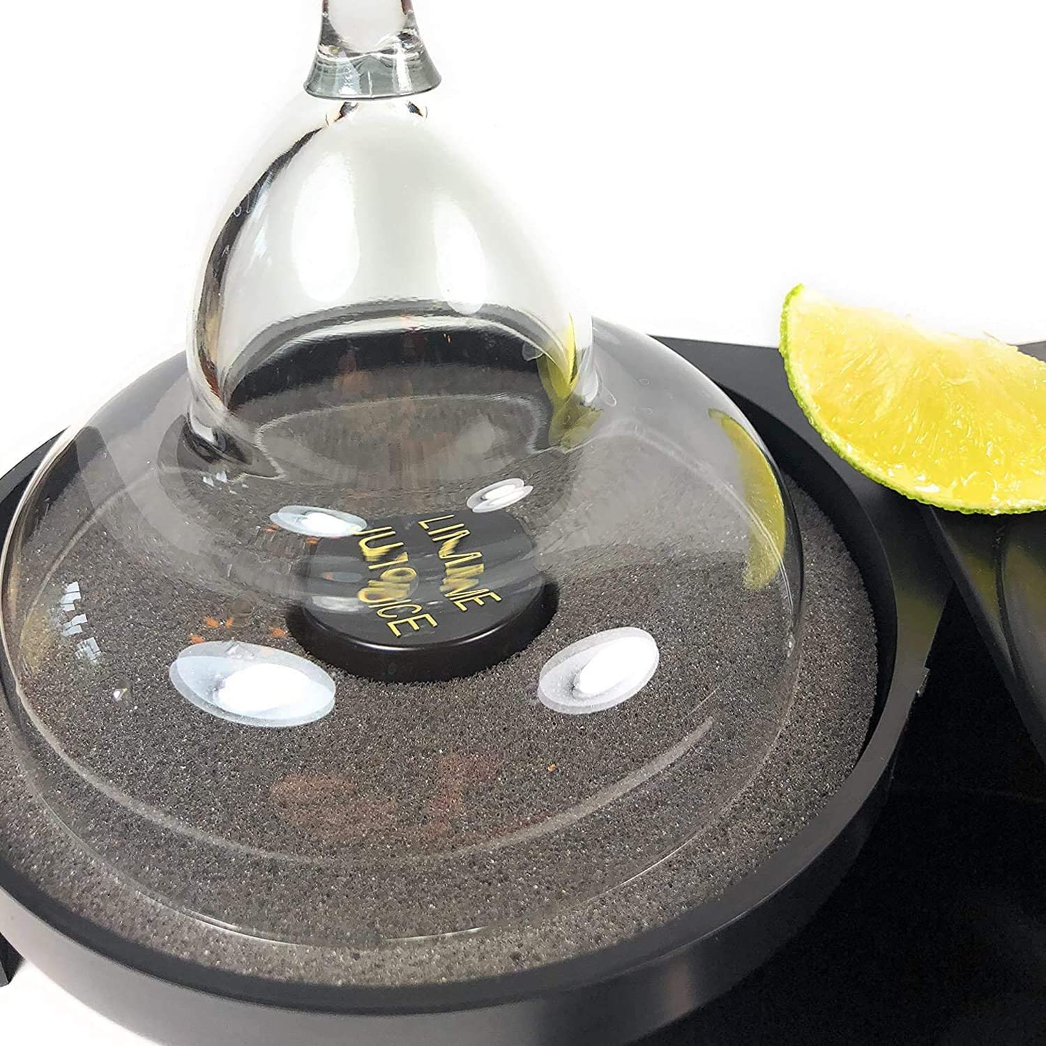 TonJin 2Pcs Bar Salt Rimmer Sponges Black Replacement Sponge for Glass Rimmer, Margarita Salter, Lime Juice