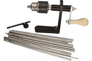 The Beadsmith EZ Coiler Pro – Wire Elements – Includes Mountable Base, 9 Mandrels, Chuck Key, Instructions, and a Storage Case – Create Jump Rings, Coiled Beads, Beaded Coils, and Spirals