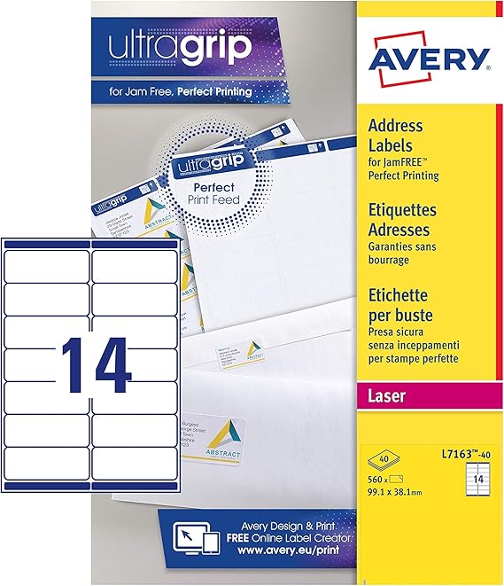 Etichette Universali Avery Zweckform L4735REV - 25 Fogli A4 Rimovibili, Bianco - Foto 10