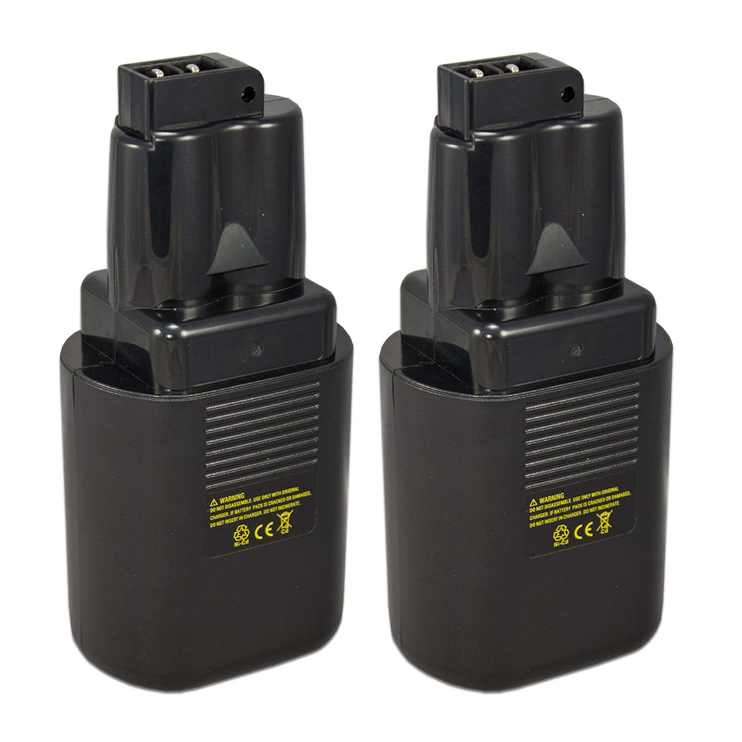 2 Pack ExpertPower Univolt 12v 2000mAh NiMh Battery for Dewalt DW9050 DW945