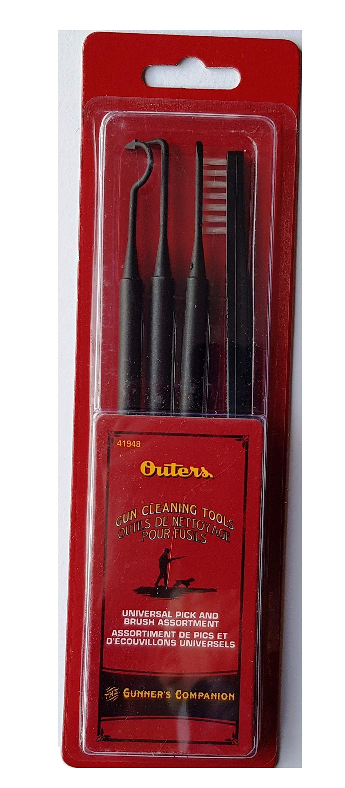 Outers Gun rifle shotgun pistol Cleaning Tools set - handy little tools for cleaning all the hard to get areas