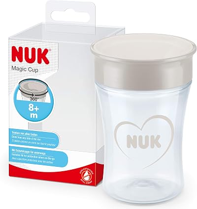 NUK Magic Cup Sippy Cup 360° Anti Spill 230 ml BPA Free Hearts