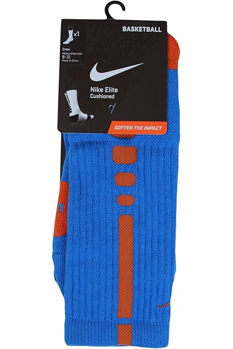 blue and orange nike socks