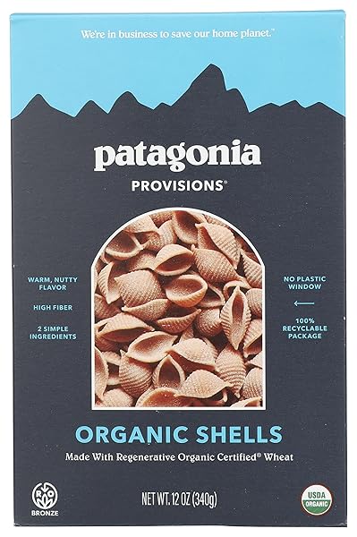 PATAGONIA PROVISIONS ORGANIC SHELLS, 12 OZ