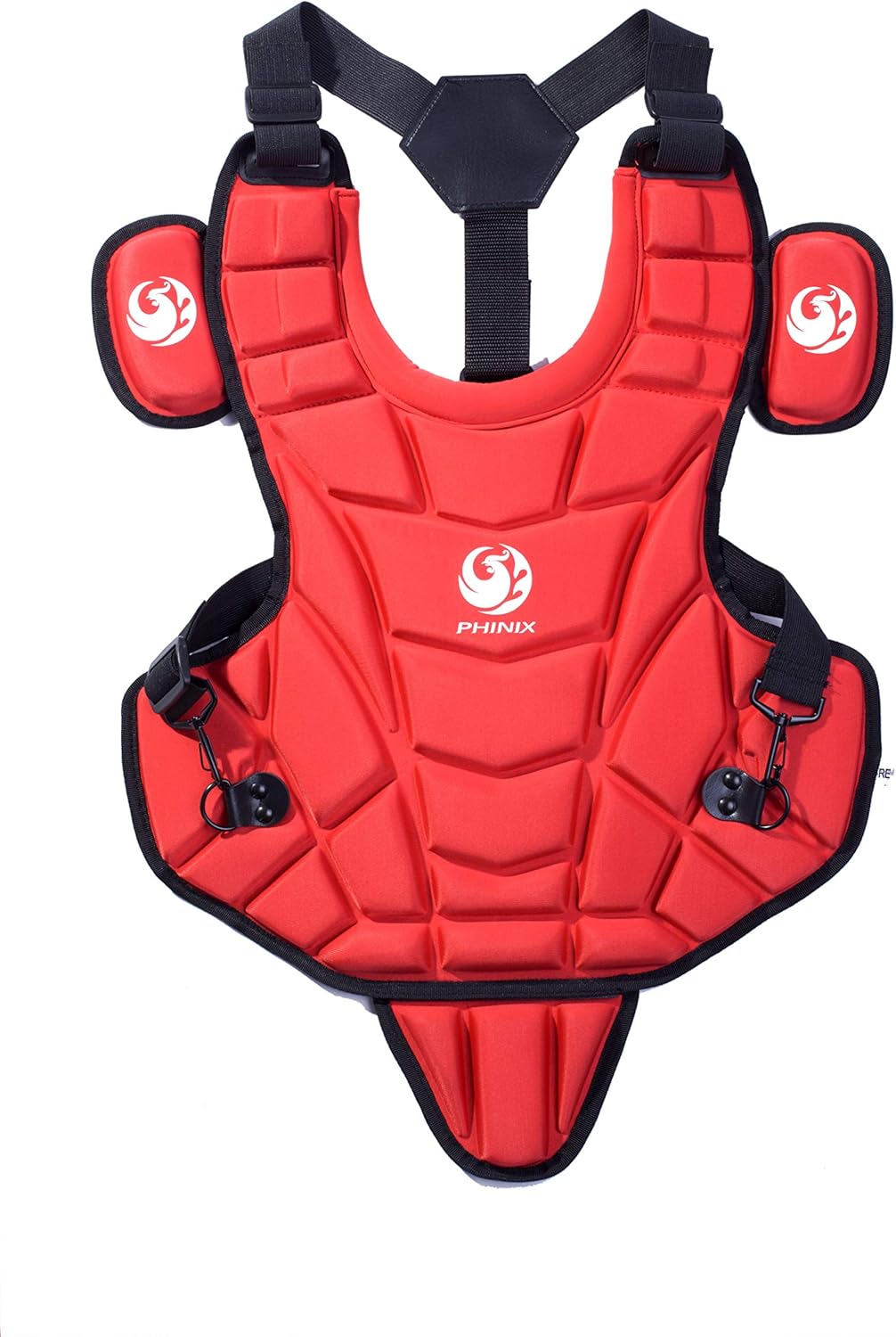 PHINIX Catcher's Set Chest Protector and Shin Guards, Specially Produced for Youth Practice (Black) : Sports & Outdoors