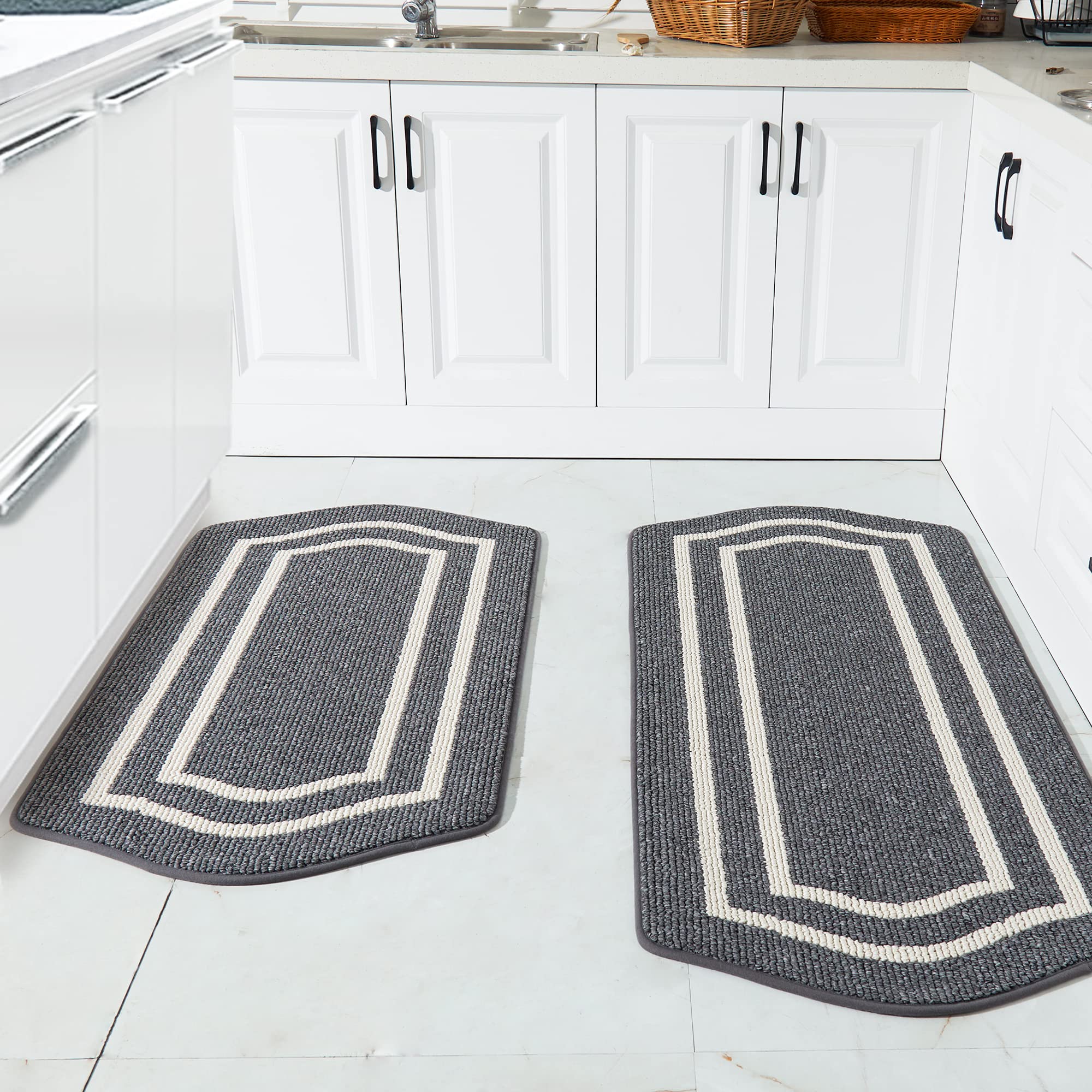 COSY HOMEER Long Kitchen Floor Mats For In Front Of Sink Super 