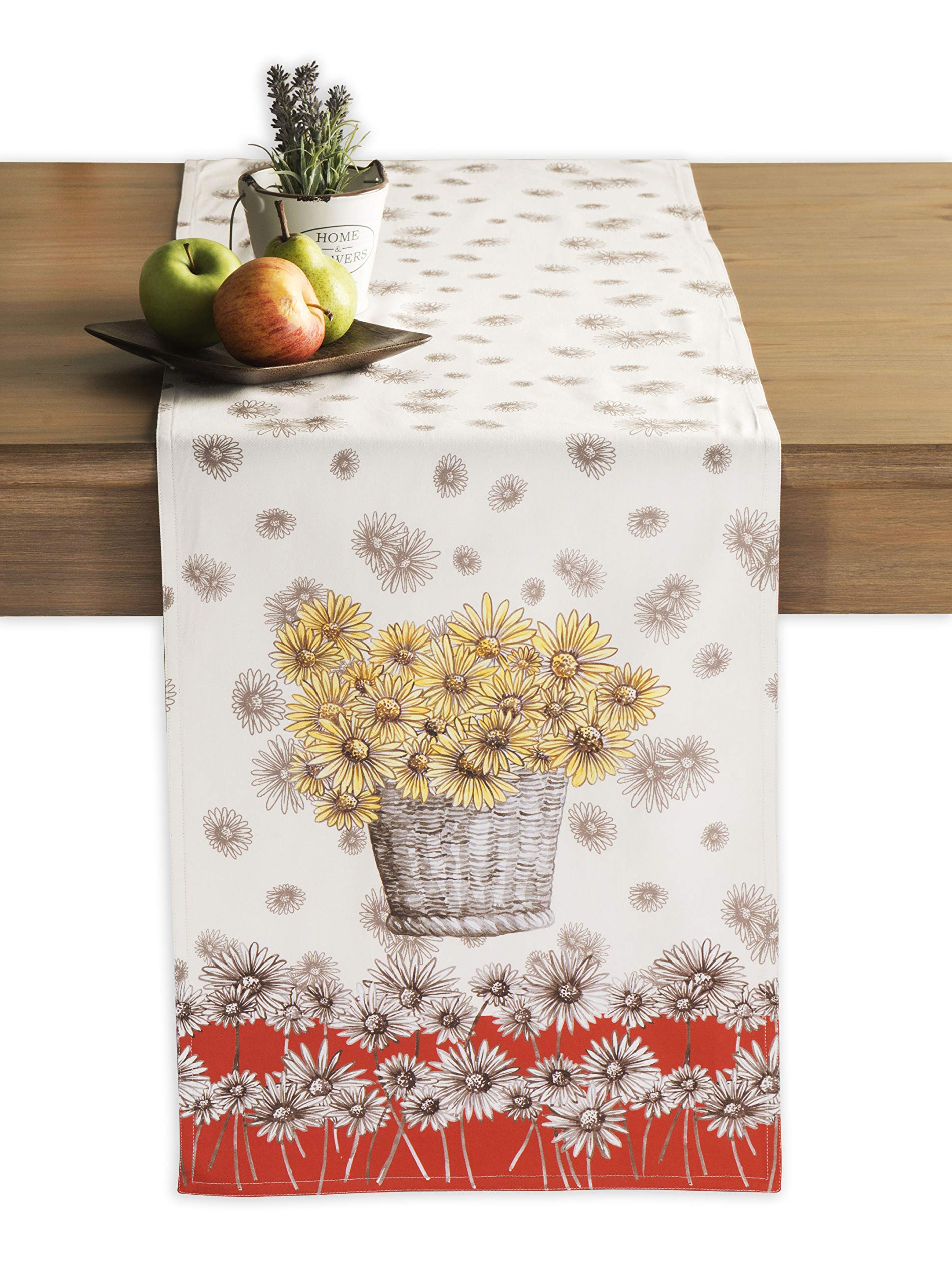Maison d' Hermine Table runner 100% Cotton Single Layer Table Runners 180 CM long for Christmas Decorations Home Kitchen Dining Party Wedding Bridal Shower (Bagatelle, 37 cm x 180 cm) — image 1