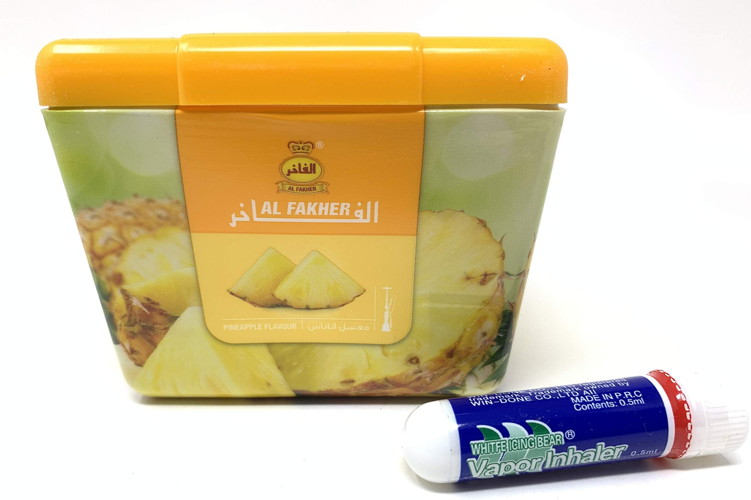 Al Fakher Shisha Molasses - Non Tobacco 250g Pineapple Flavour Hookah Water Pipe Sold by SuperStore77 with Trademark Vapor Inhaler