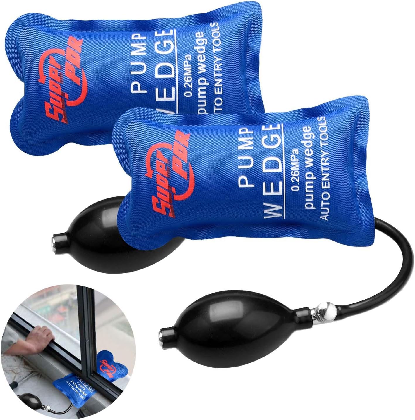 Super PDR® Air Wedge Pump Wedge Inflatable Shim Cushioned Tool for Door