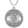 HAQUIL Viking Celtic Wiccan Tree of Life Pendant Necklace, Tree of Life Jewelry Gifts for Men and Women