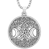 HAQUIL Viking Celtic Wiccan Tree of Life Pendant Necklace, Tree of Life Jewelry Gifts for Men and Women