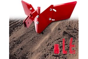 VODCACA 15683 Hiller-Furrower Kit Rear Tine Rototillers Fit for Large and Small Areas of Land Cultivation, Adjustable Wings, Three Kinds of Connection - Including Installation Accessories