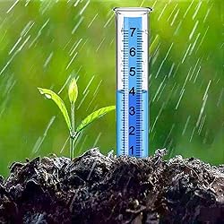 Rain Gauge Replacement Tube Glass, 2 Pcs 7 inch