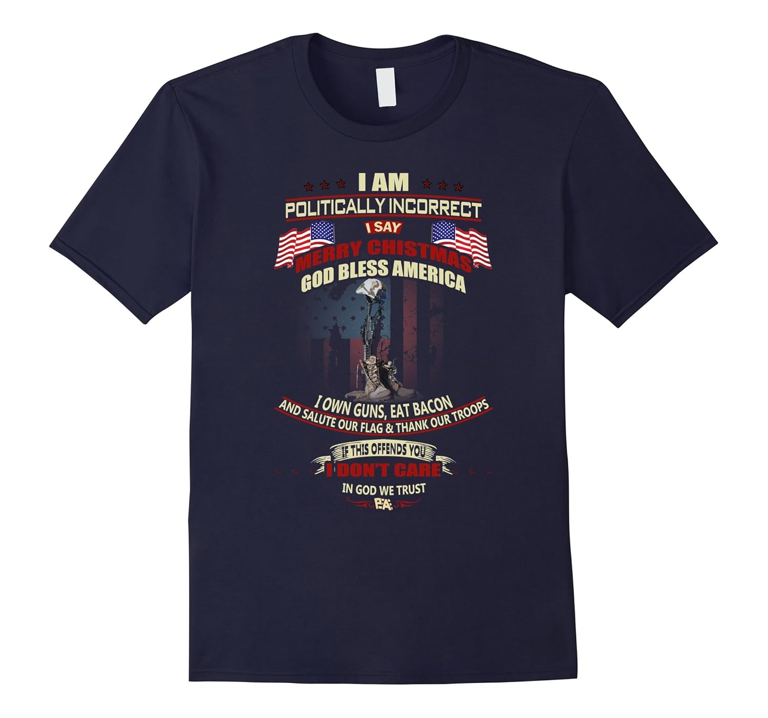 I AM POLITICALLY INCORRECT i say merry christmas god bless-ANZ