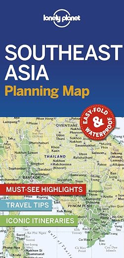 Lonely Planet Southeast Asia Planning Map
