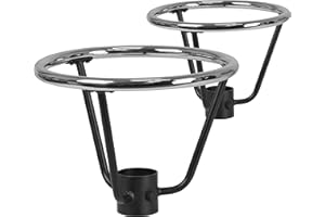 Flash Furniture Jackson 2 Pk. Bar Height Table Base Foot Ring with 3.25'' Column Ring - 16'' Diameter