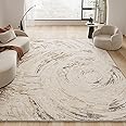 Beige Brown 5x7 Area Rugs for Living Room Rug Neutral Bedroom Rug Machine Washable Rug for Dining Room Rug Abstract Modern Durable No Pile Easy Care Carpet