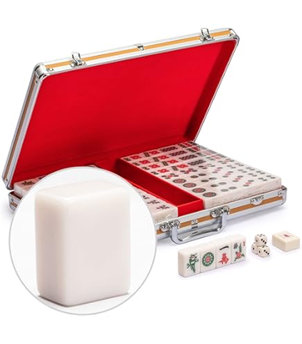 Set Mahjong Completo Con Custodia – Piastrelle Vintage Dal Giappone – Usato 1923