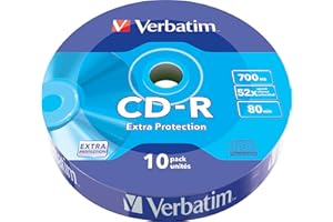 Verbatim 43725 10x CD-R 700 MB (80 min) 52x Spindle