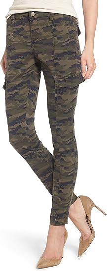 olive skinny cargo pants