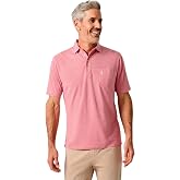 johnnie-O Heathered 2.0 Polo | Men's 4-Button Heathered Cotton Polo | Stretch | Untucked Fit | Breathable