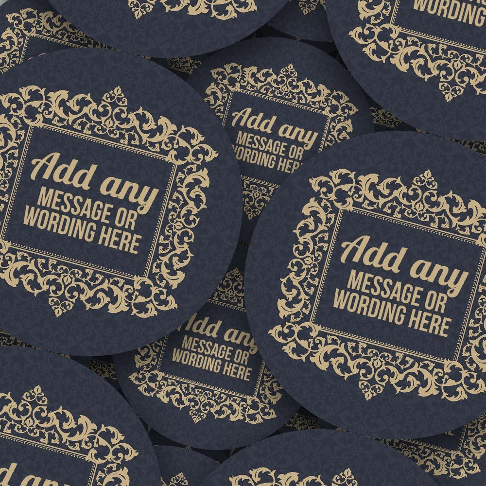 Mr and Mrs Vintage Wedding Sticker Personalised Custom Sticker Labels Candle Wax Melt Oil Crafts (6.5 cm x 24 / 2, A4 Sheets)