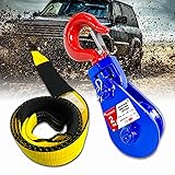 YATOINTO 2 Ton Snatch Block with Swivel Hook for