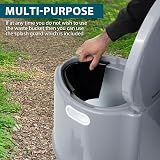 Denny International Large 6L Compact Portable Toilet Grey view 4