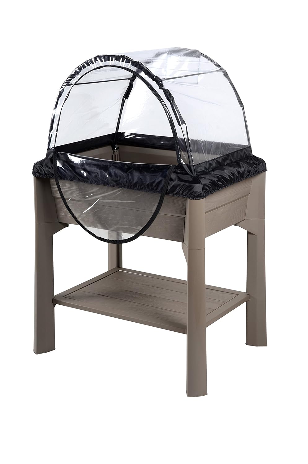 EDA 013920 013920-Huerto con Invernadero, Color marrón, 80x60x28 ...