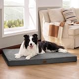 Bedsure Extra Large Dog Bed Orthopedic Washable Grey 112x81x7.6cm view 8
