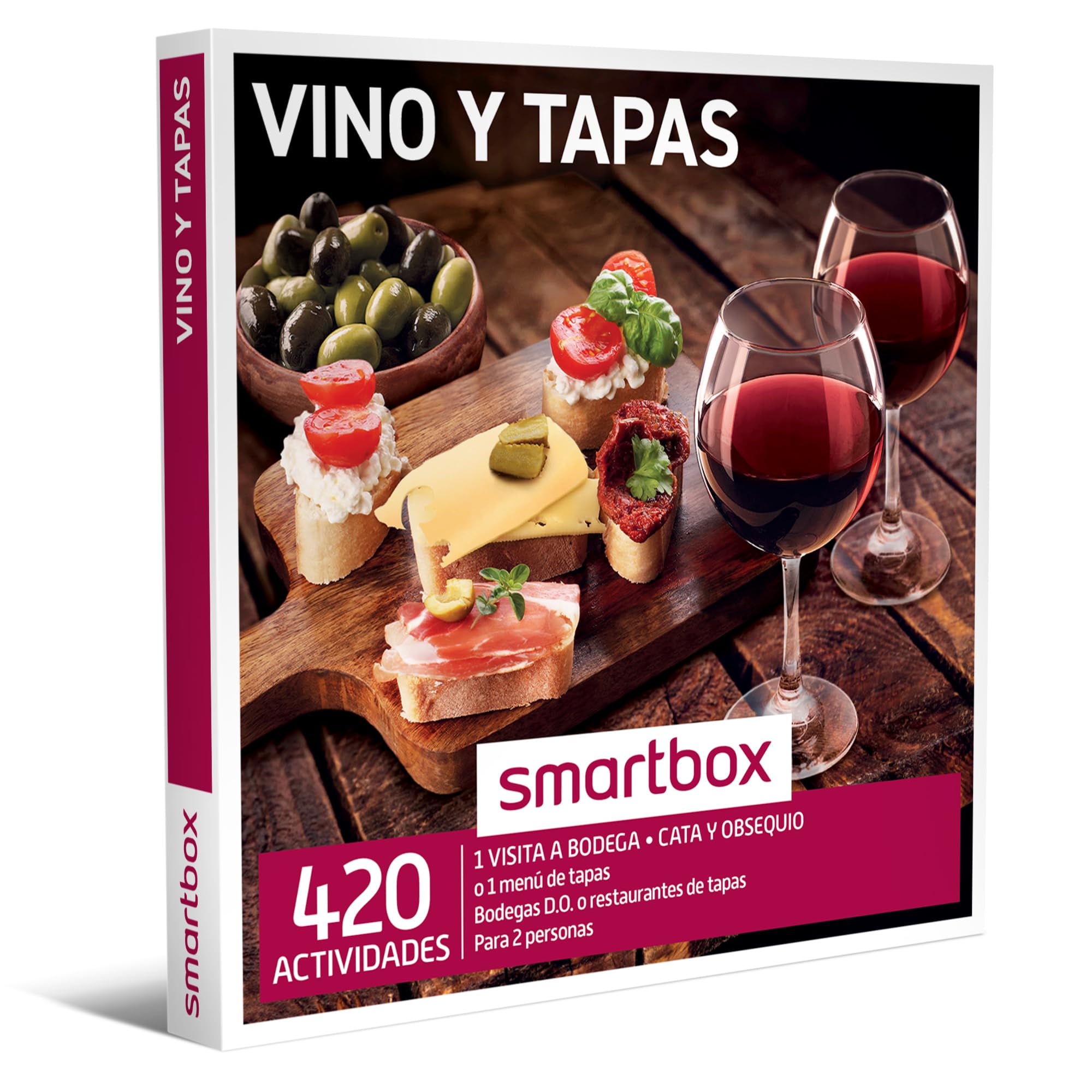 Smartbox Wine and Lids Gift Box, Unisex Adult, Standard