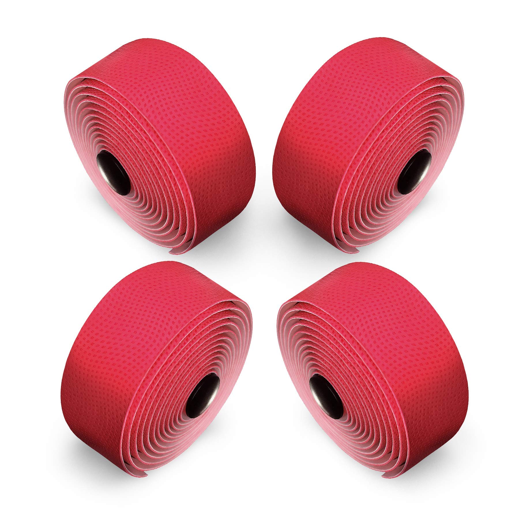 Alien Pros Bike Handlebar Tape PU (Set of 4) Red - Enhance your bike grip with these bicycle handle bar tape - Wrap your bike for an awesome comfortable ride (Set of 4, Red)