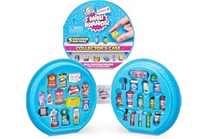5 Surprise Mini Brands Collector's Case Series 4 Store & Display 30 Minis with 5 Exclusive Mini's Mystery Real Brands Miniature Collectibles by ZURU