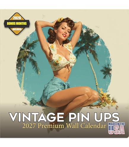 Amazon.com: TURNER PHOTOGRAPHIC Pin Up 12X12 Photo Wall Calendar