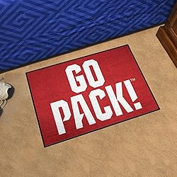 FANMATS 33410 NCAA - NC State Starter Mat Accent