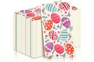 FATLBSEV 100 Pcs Easter Paper Napkins -3 Ply Disposable Decorative Guest Napkins for Easter Party Supplies