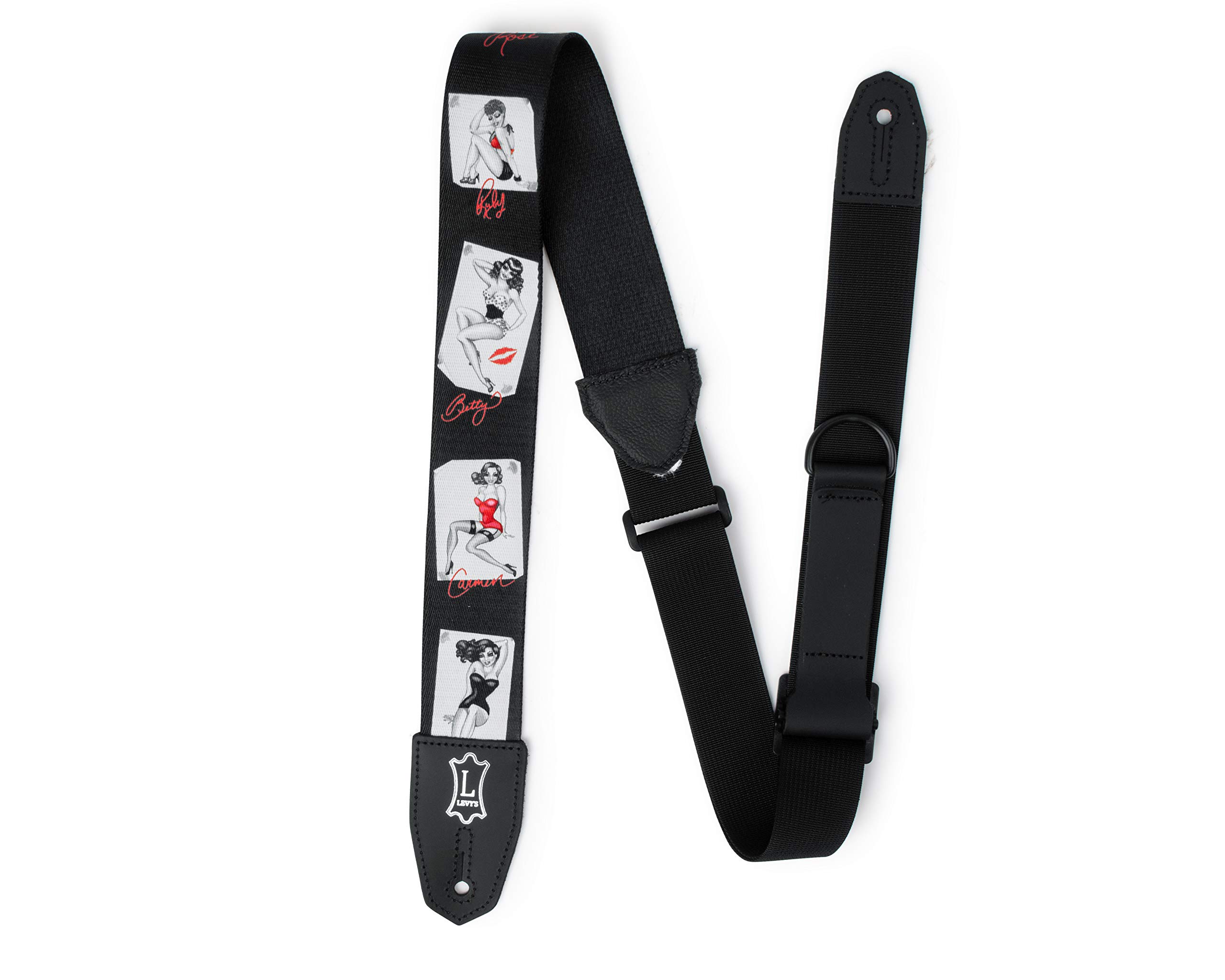 Levy's Leathers MPRH-72 Right Height 2 inch Poly - Pin-Up Motif